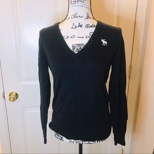 Abercrombie & Fitch Women’s Signature Navy Sweater
